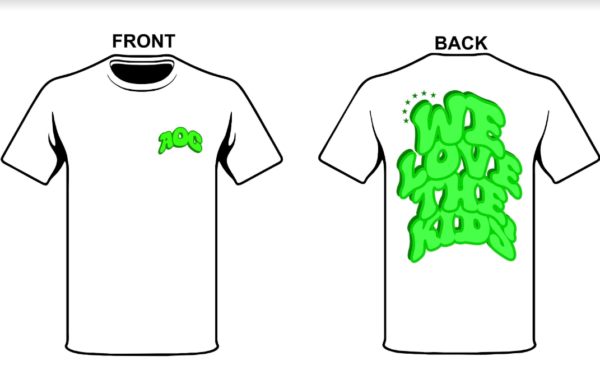 AOC: We Love The Kids T-Shirt in Green